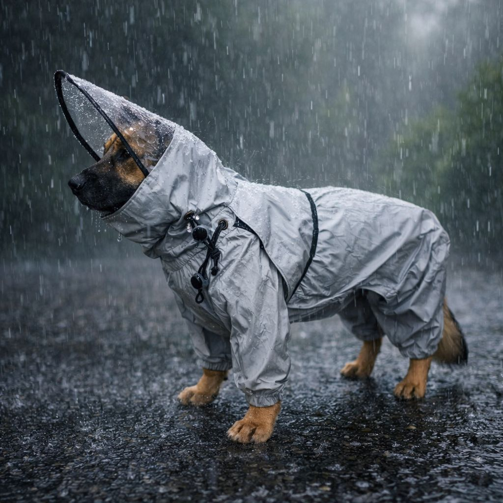 Ropa Pilot de lluvia para Perros